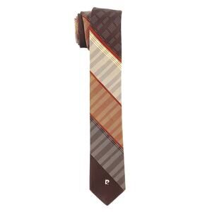80s Pierre Cardin brown striped necktie 1980s vintage